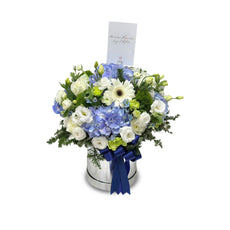 "Silver Wishes" Box of Flower