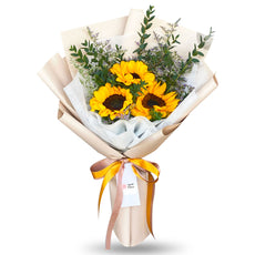 "Bright Love" Bouquet Of Sunflowers - Phuket