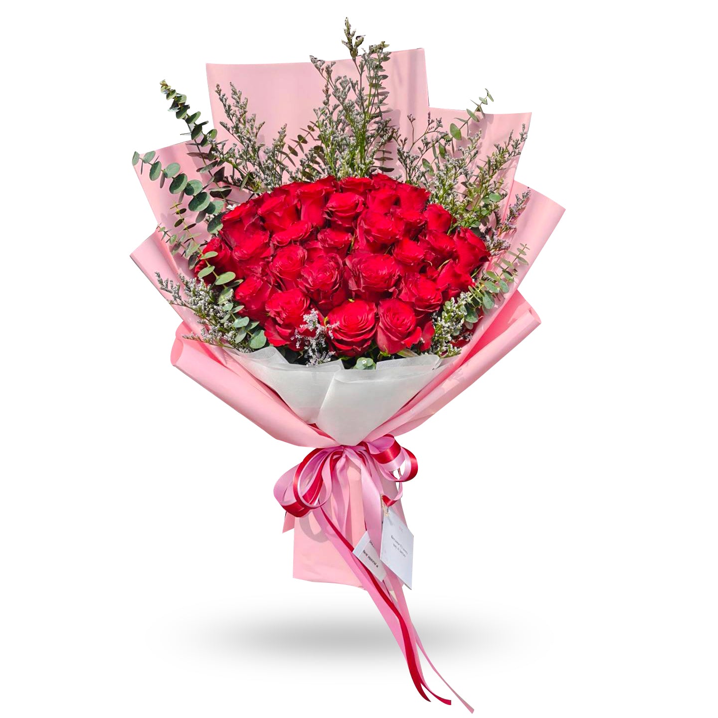 "Crimson Delight" Bouquet Of 30 Red Roses - Phuket