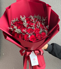 "My Heart" Large Bouquet Of 30 Red Roses - Phuket