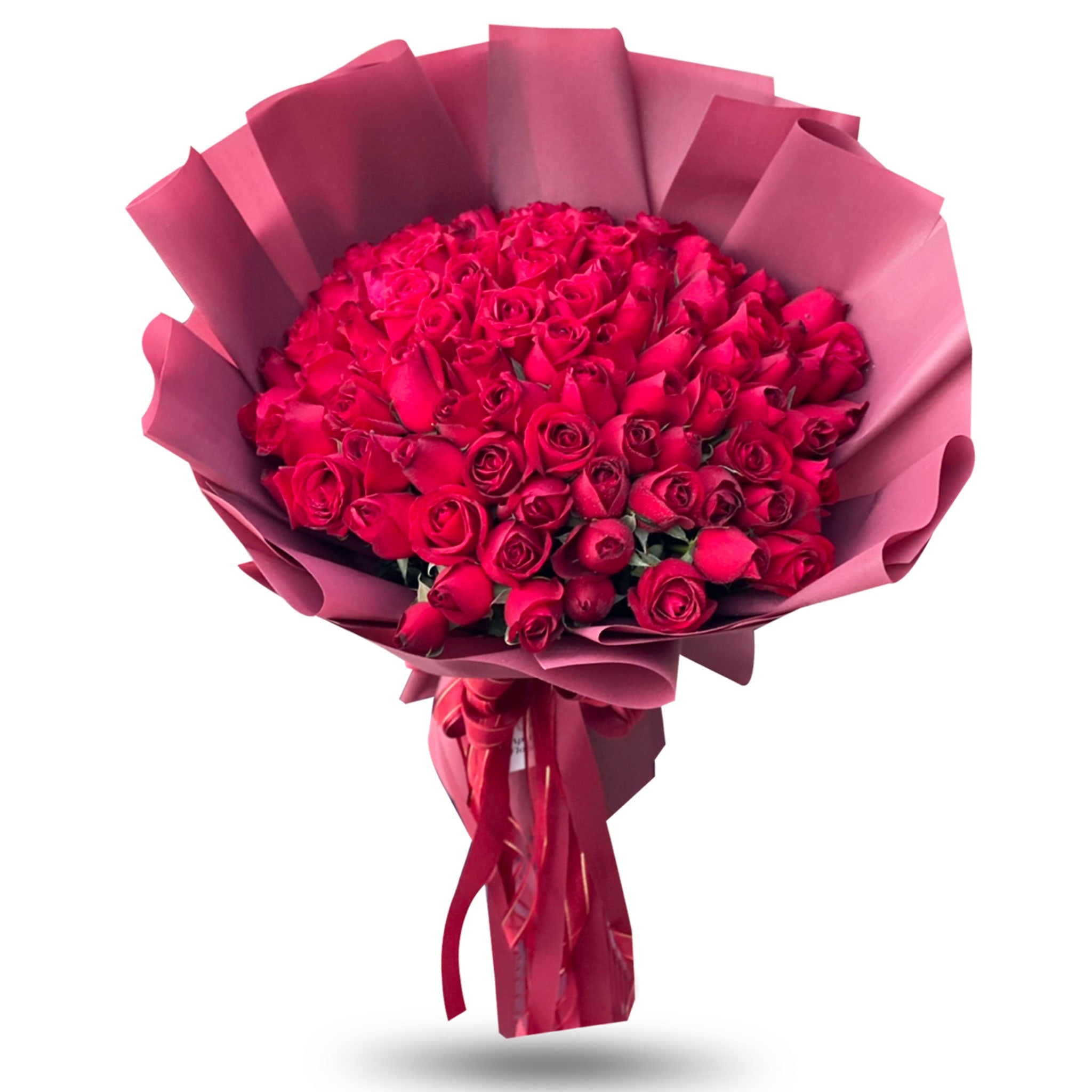 "Always You" Bouquet Of 100 Red Roses - Valentine's collection Phuket