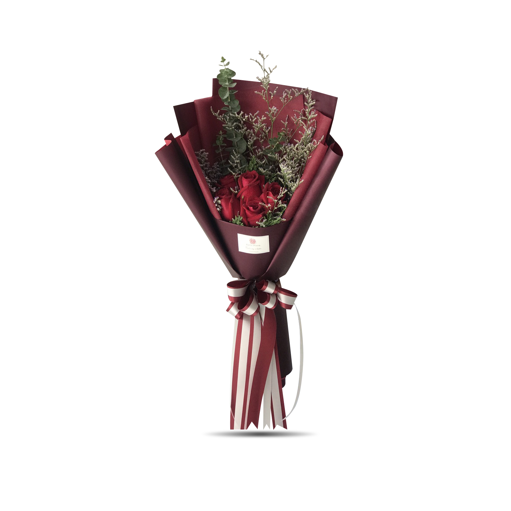 "Only You" bouquet of 5 red roses - Valentine's Collection Phuket